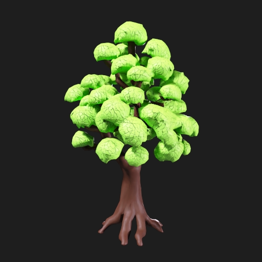 Low Poly Tree Deciduous