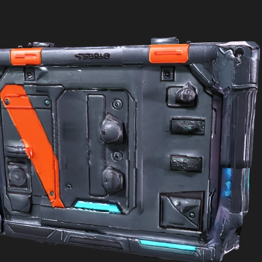 Sci Fi Crate Container
