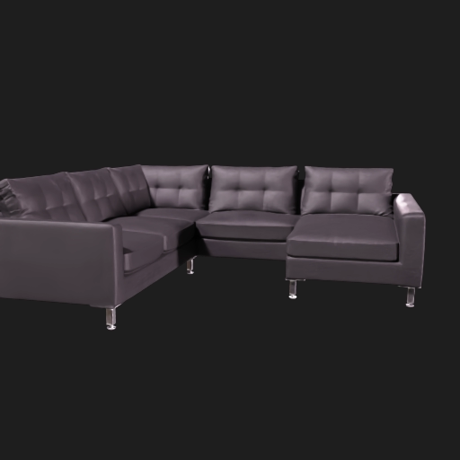Modern L-Shaped Sectional Sofa