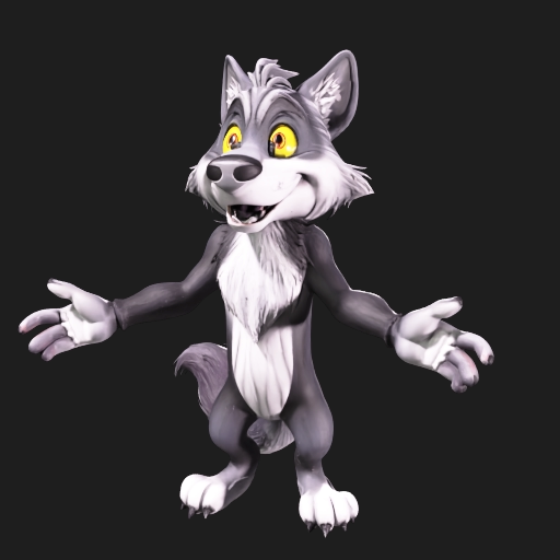 Stylized Wolf