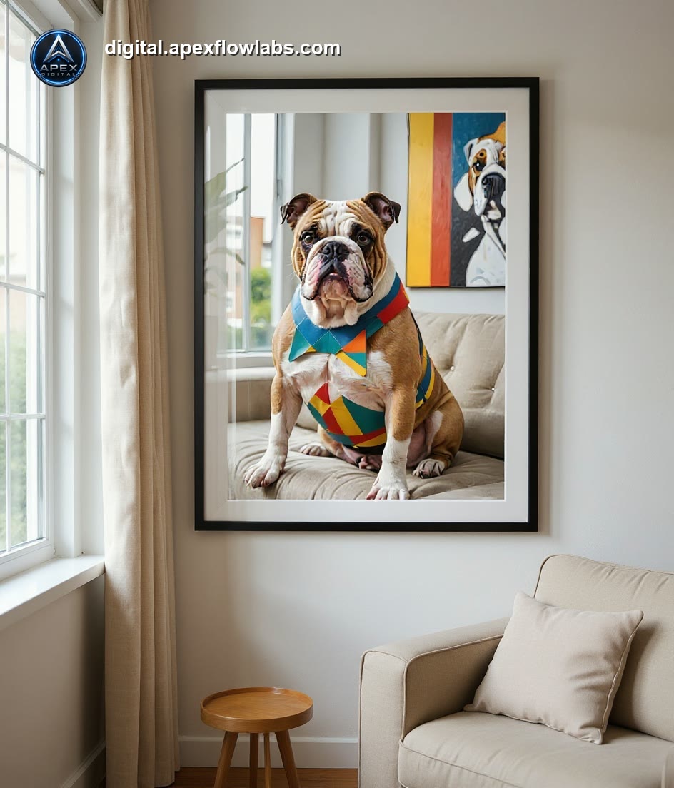 Some frames just become part of the room.