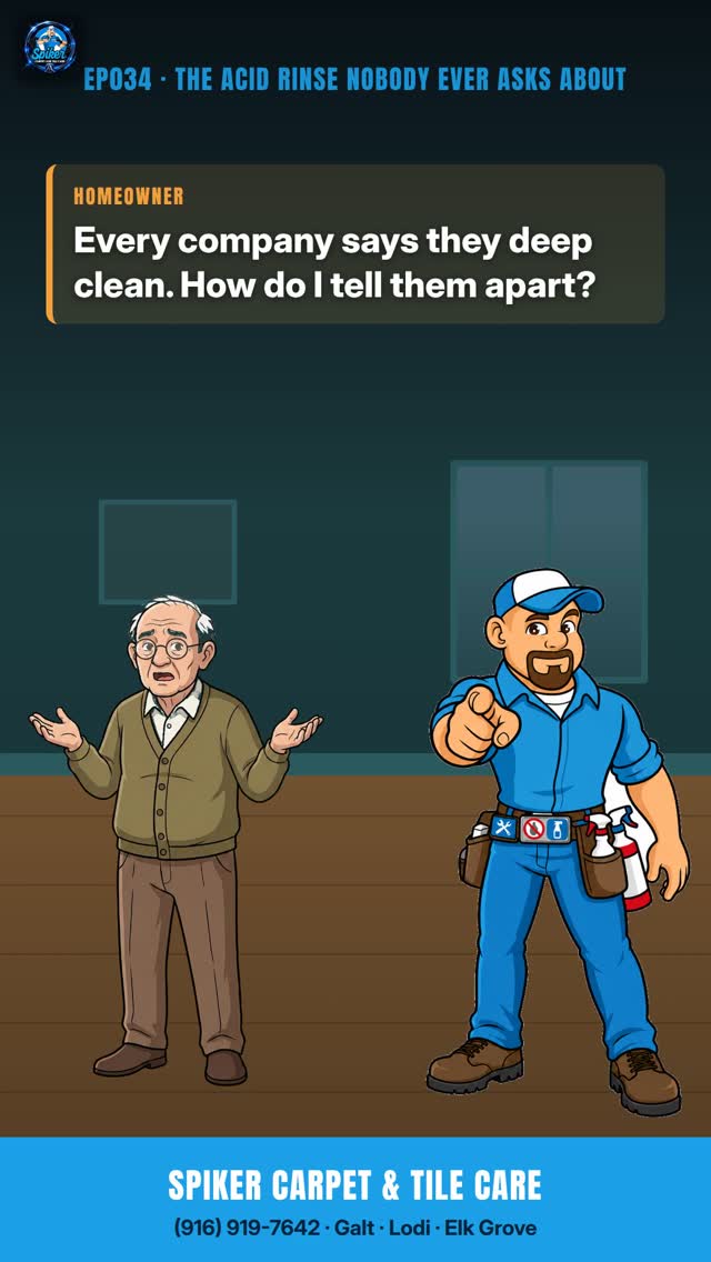 The acid rinse nobody ever asks about

Ask whether they finish with an acid rinse. Alkalin