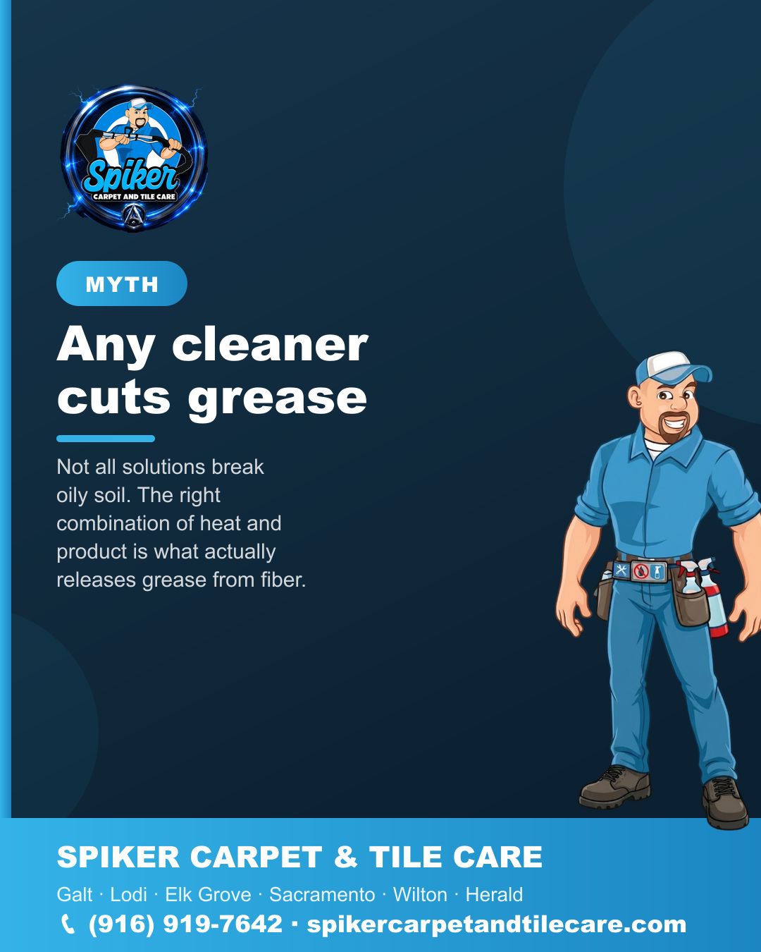 Carpet cleaning in Elk Grove: not every cleaner cuts grease. It takes the right product an