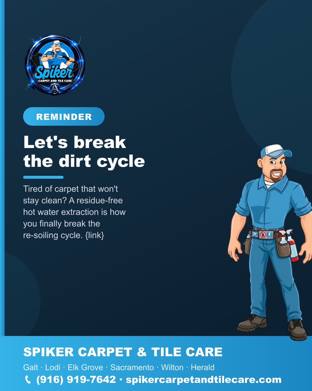 Carpet cleaning in Herald: tired of carpet that won't stay clean? A residue-free hot water
