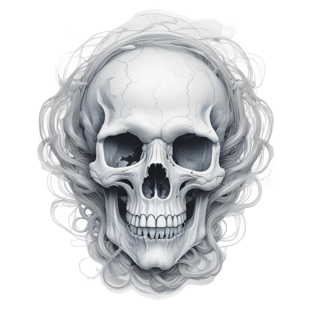 Abstract Smoke Ghost — abstract & patterns stickers