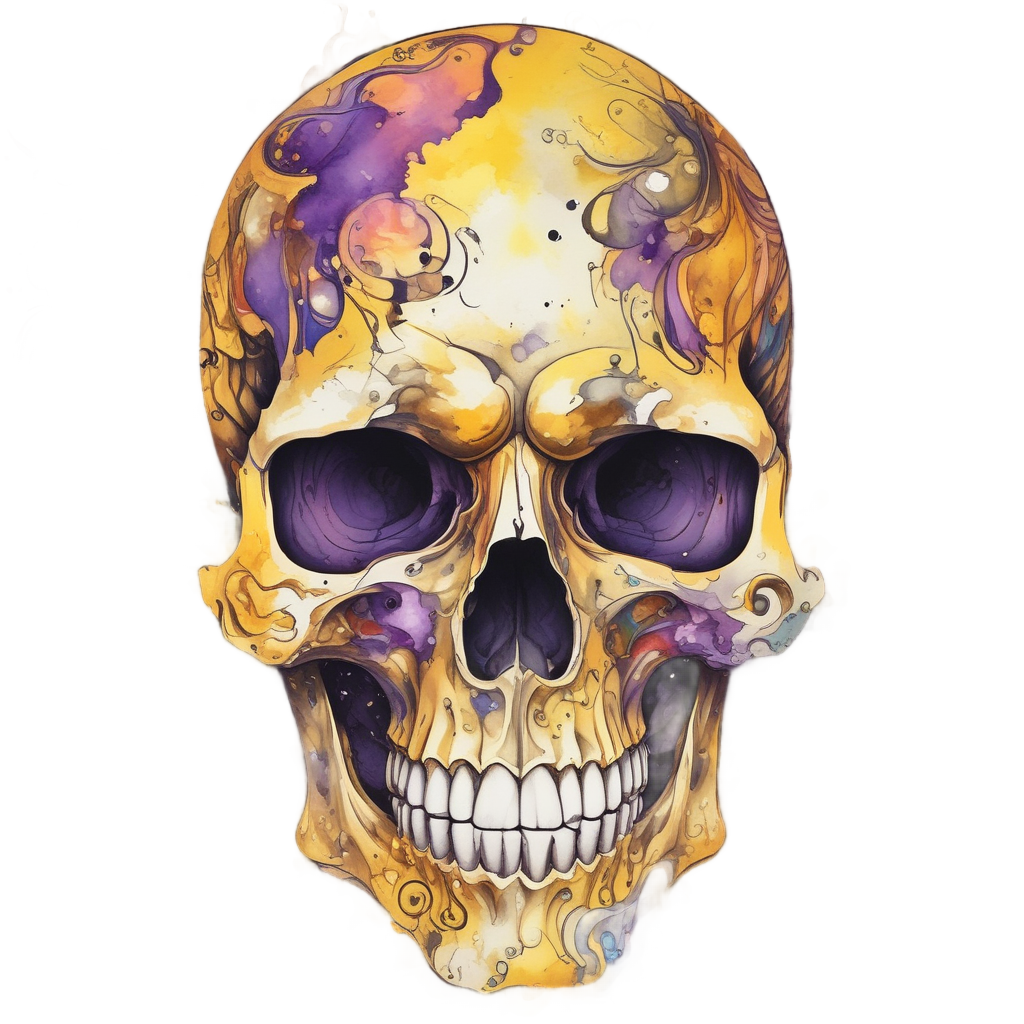 Abstract Wrench Skull — abstract & patterns stickers