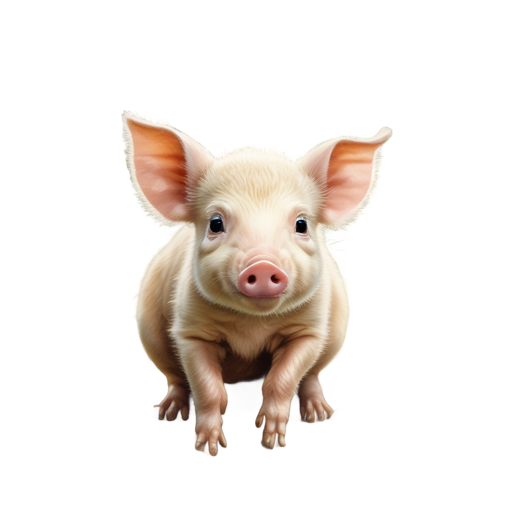 Acorn Piglet Wonder — farm nursery stickers