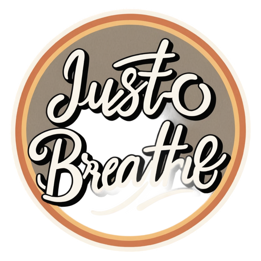 Just Breathe (retro) — affirmation stickers