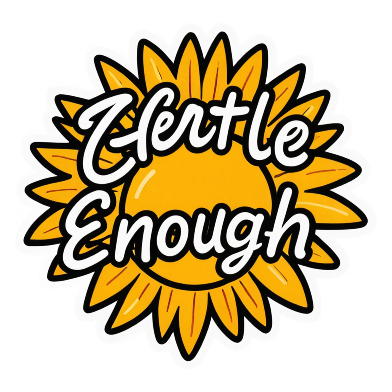 You Are Enough (lineart) — affirmation stickers