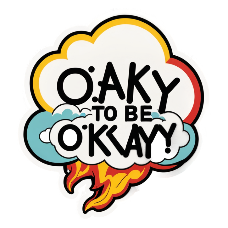 It's Okay (tattoo) — affirmation stickers