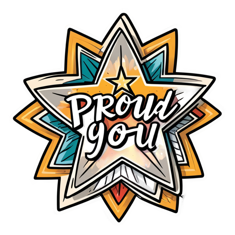Proud Of You (tattoo) — affirmation stickers