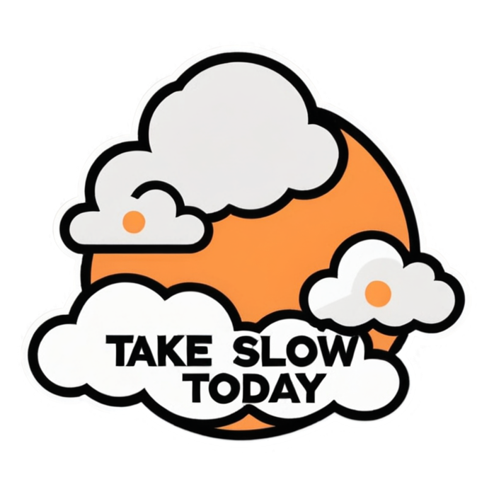 Soft Day (lineart) — affirmation stickers