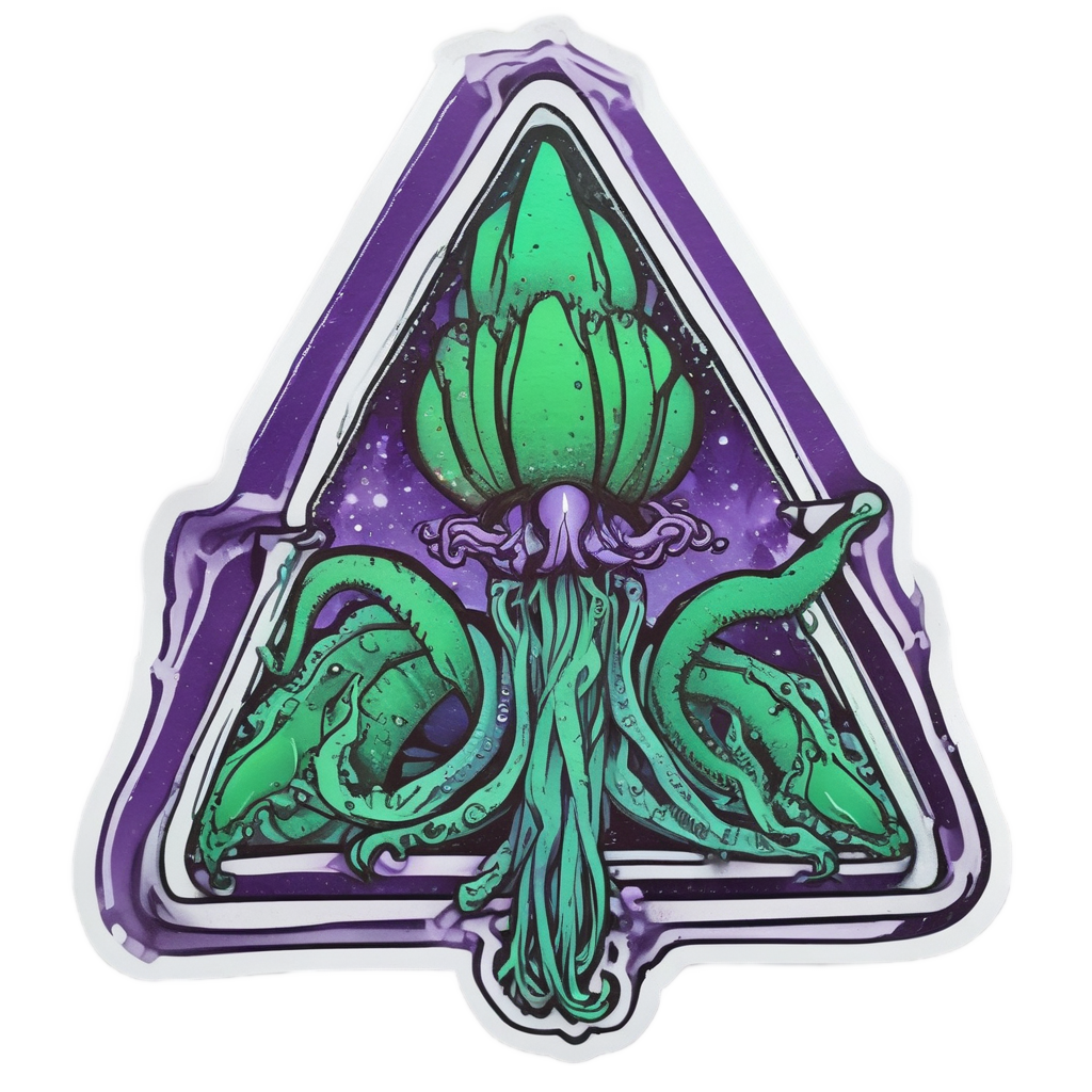 Alien Plant Caution — warning signage stickers