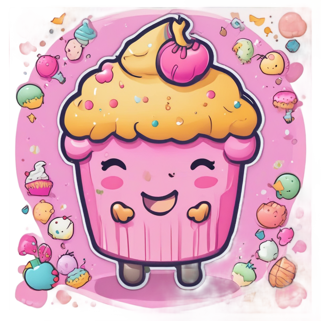 Anchor Cupcake Baker — american traditional stickers