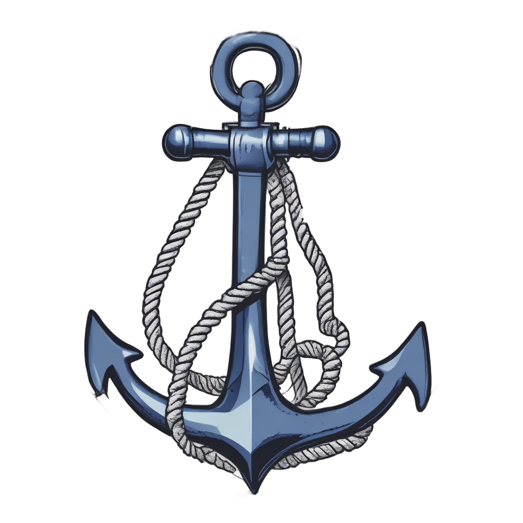 Anchor in Warning — warning signage stickers