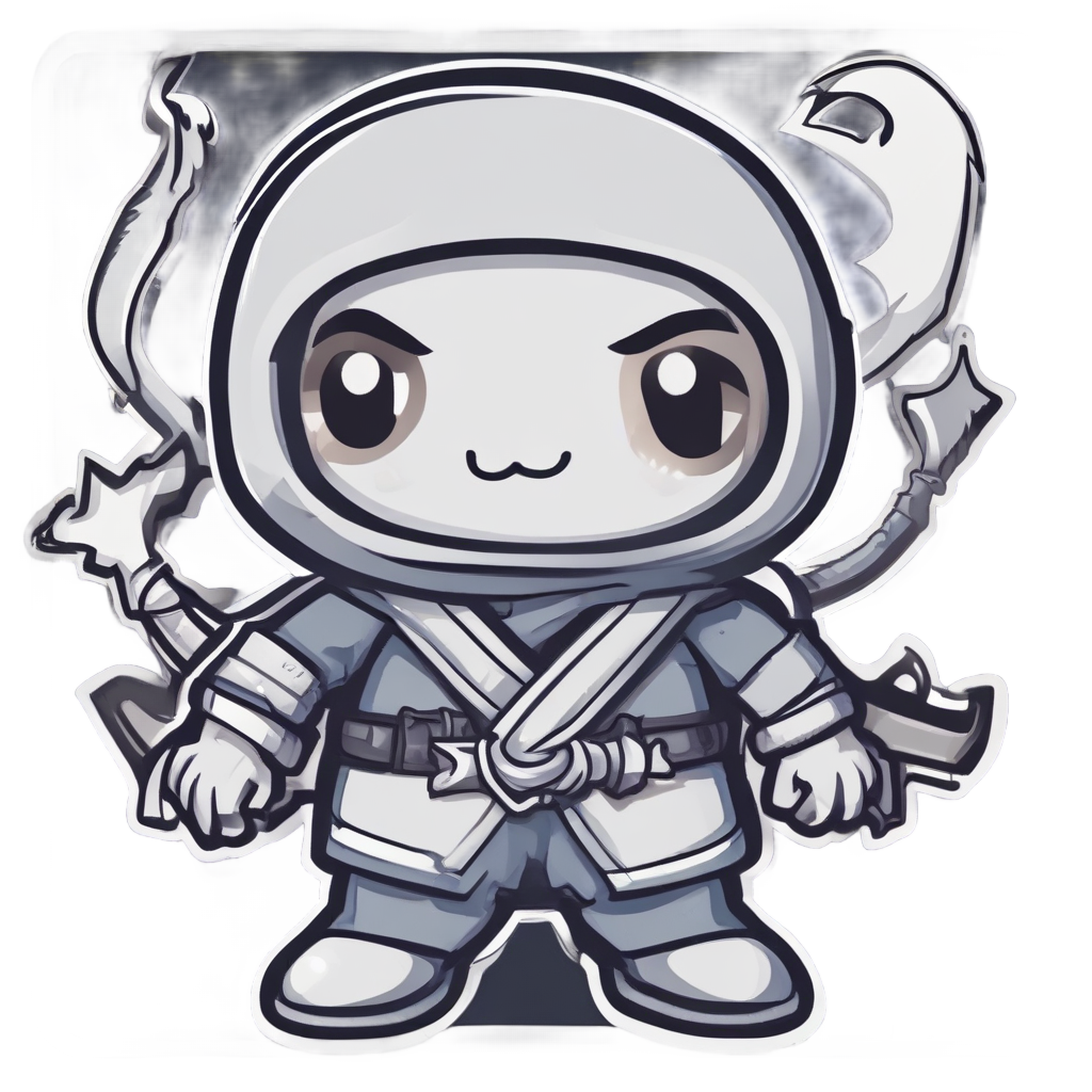 Anchor Ninja Star — american traditional stickers