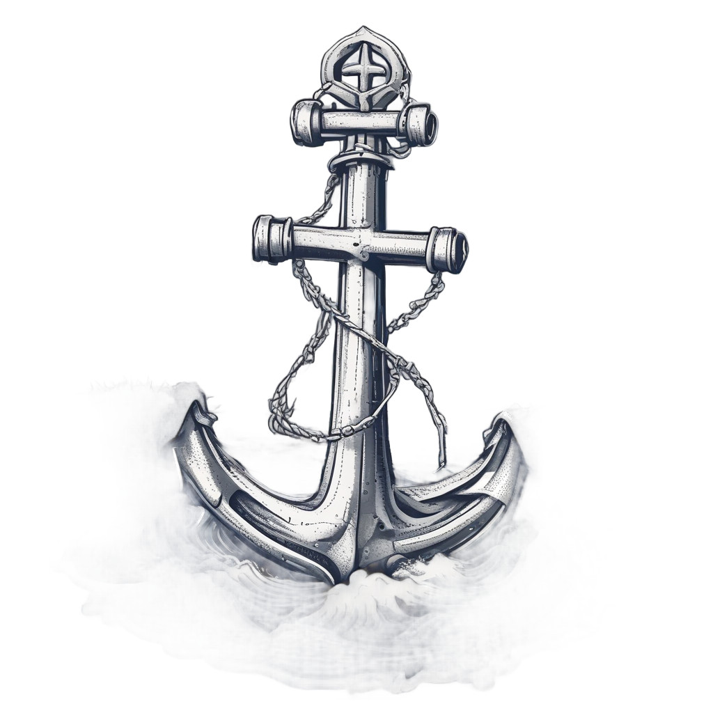 Anchor Wire Storm — barbed wire stickers