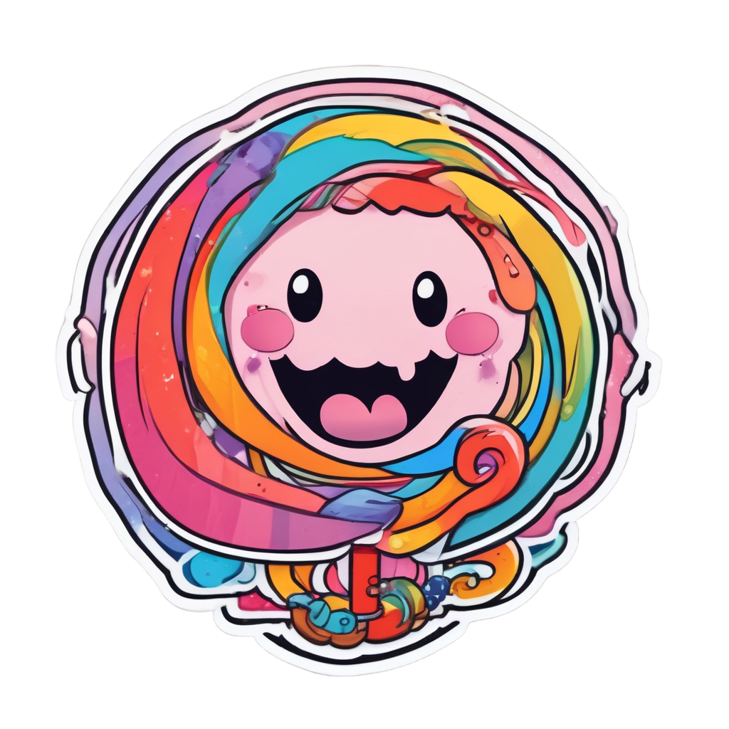 Anchor with Lollipop — american traditional stickers