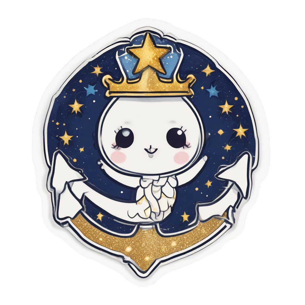 Anchor with starry anchor — american traditional stickers