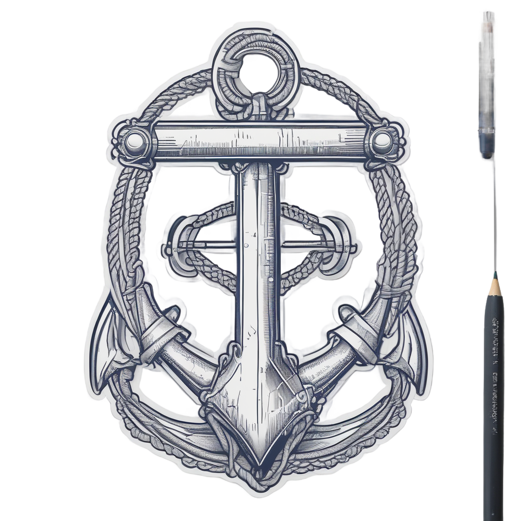 Anchored in Tradition — american traditional stickers