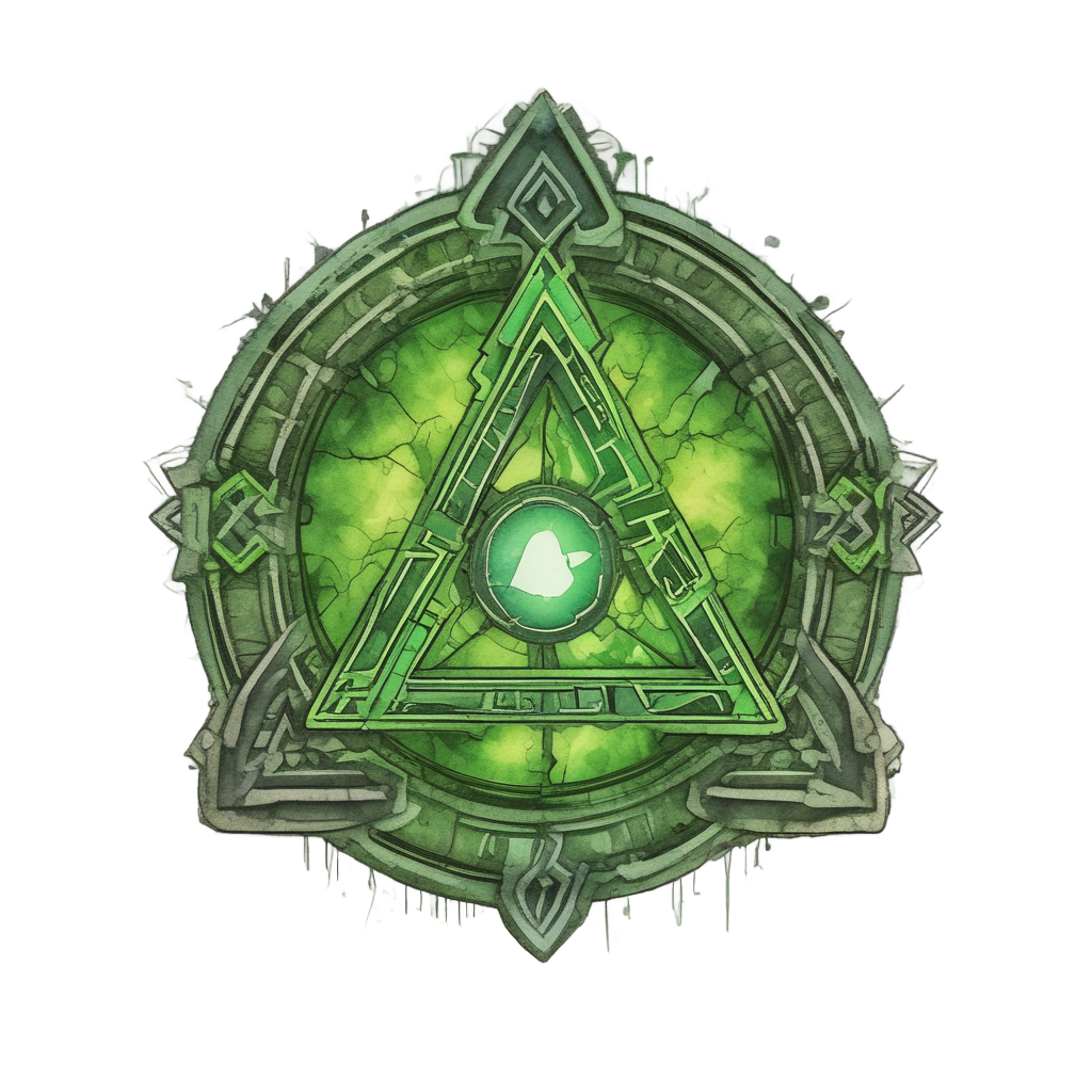Ancient Rune Glow — radioactive stickers