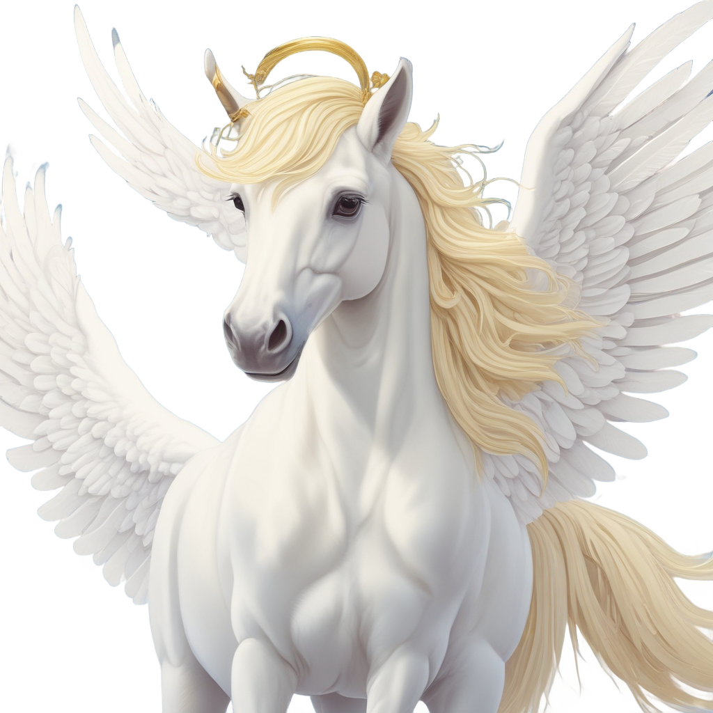 Angel Wing Pony — farm nursery stickers