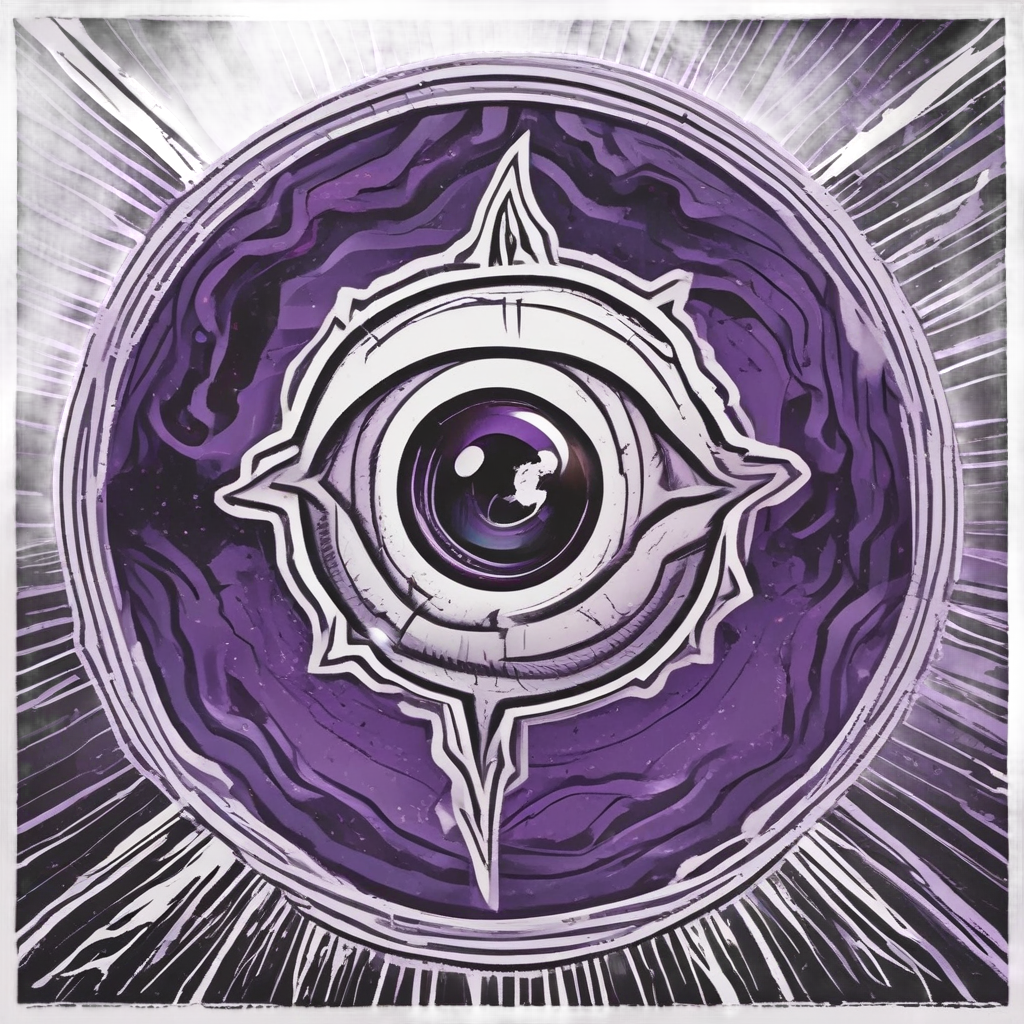 Angry Eyeball with Lightning — creepy-cute stickers