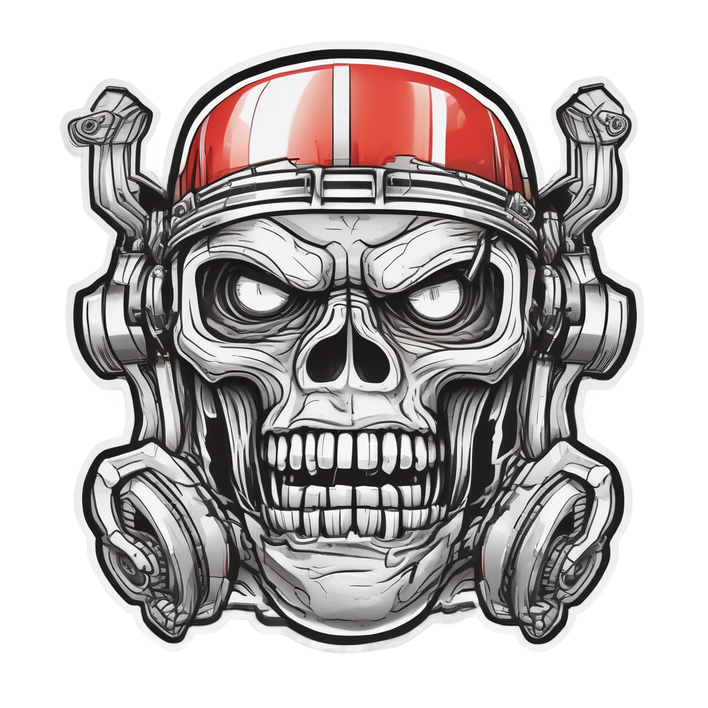 Angry piston raising a wrench to smash.