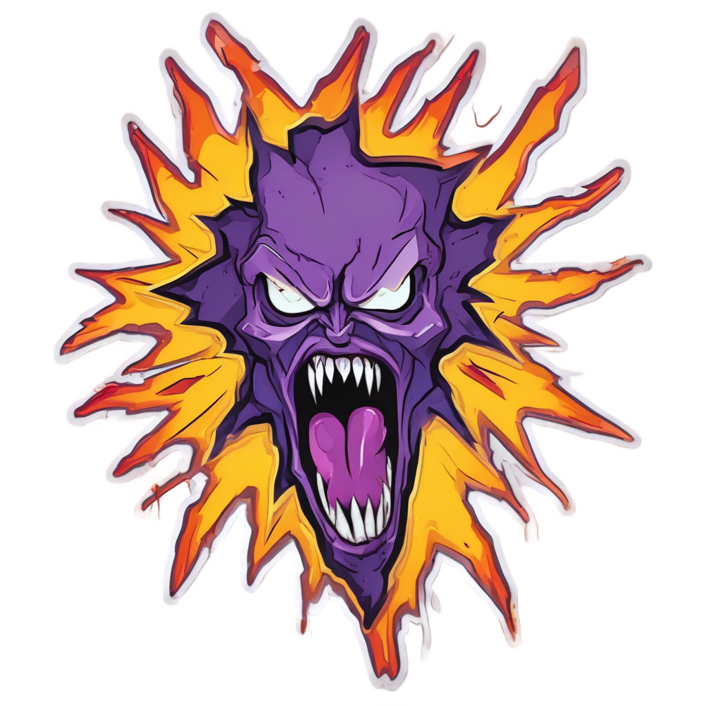 Angry Storm Bolt Fury — high voltage stickers