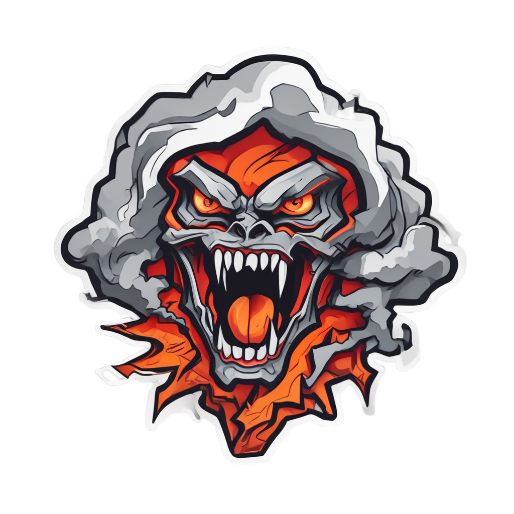 Angry Storm Bolt — high voltage stickers