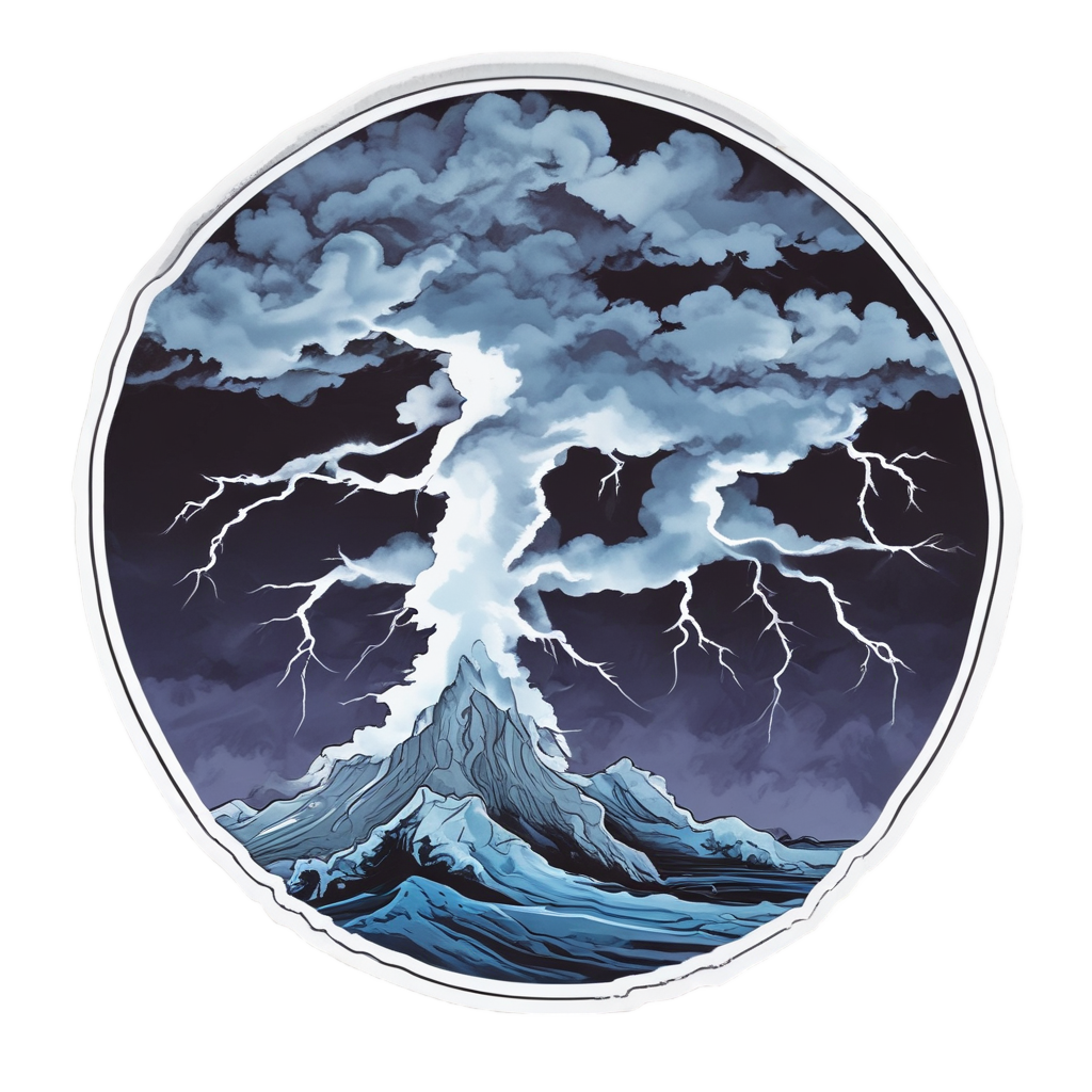 Angry Thunderbolt — high voltage stickers