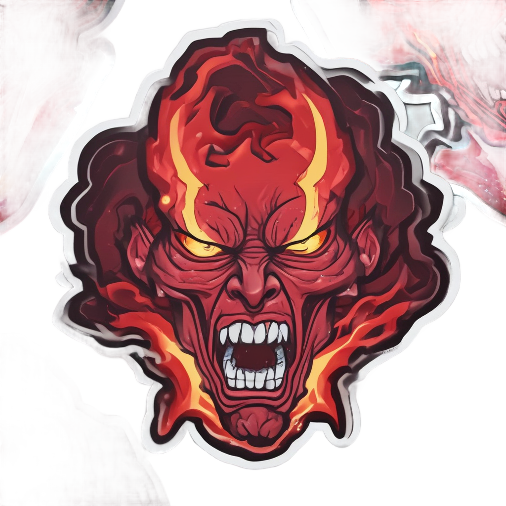 Angry Thunderstroke Fury — high voltage stickers