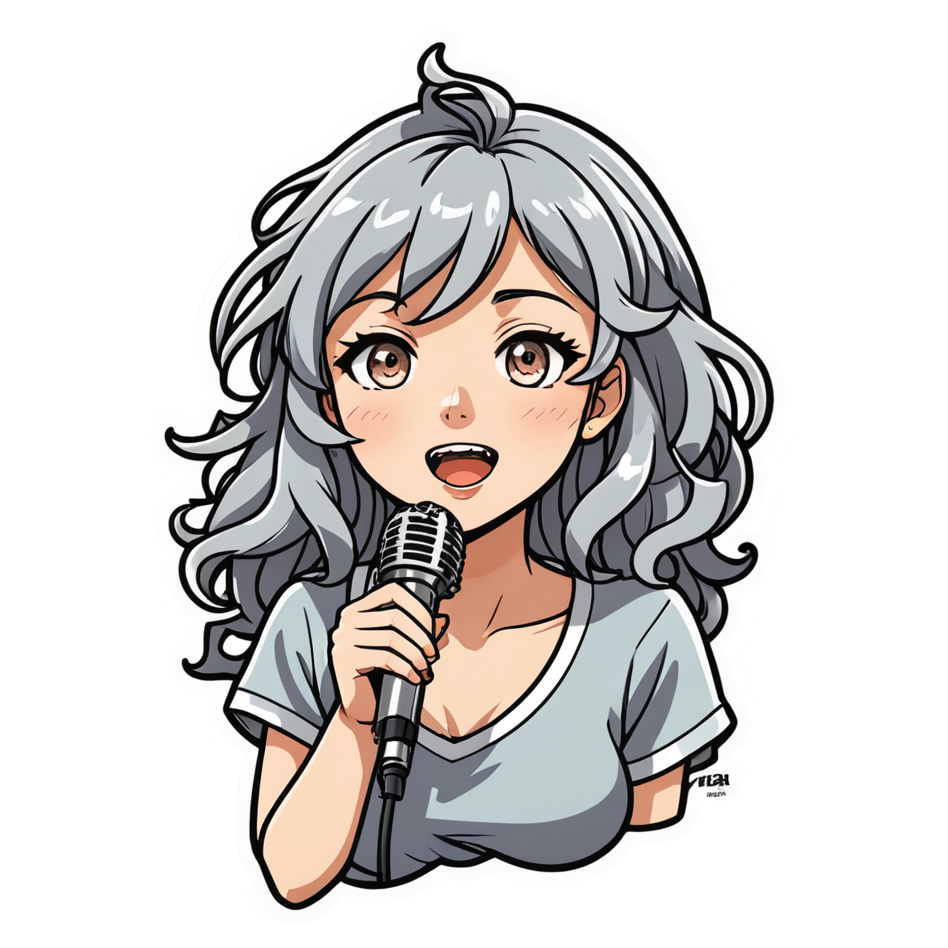 Anime Idol (papercut) — anime stickers