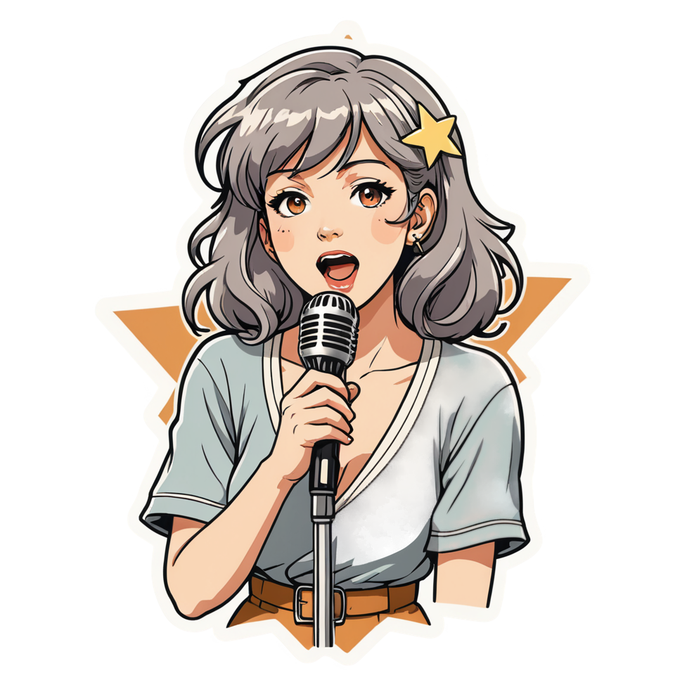Anime Idol (retro) — anime stickers
