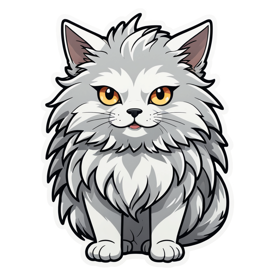Magical Pet (papercut) — anime stickers