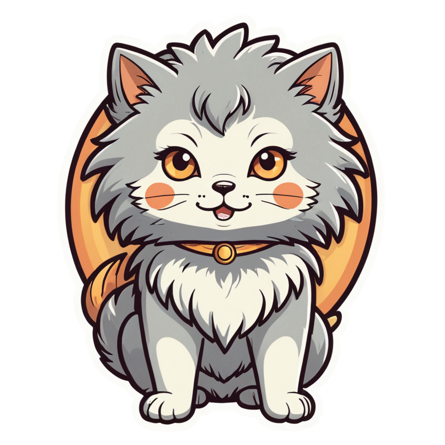 Magical Pet (retro) — anime stickers