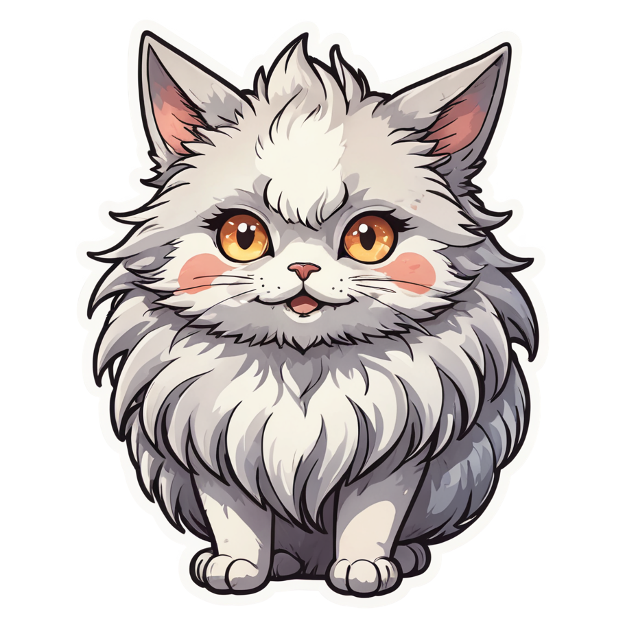 Magical Pet (watercolor) — anime stickers