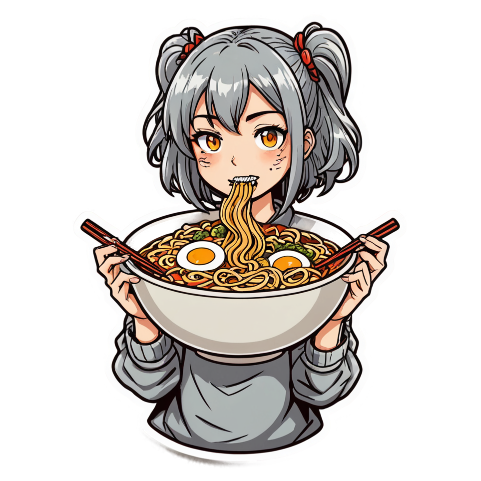 Ramen Lover (tattoo) — anime stickers