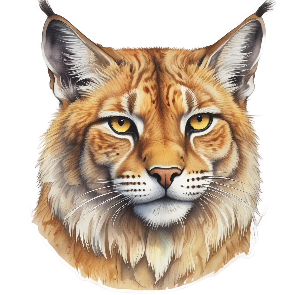 Antler Sun Lynx — outdoorsman stickers