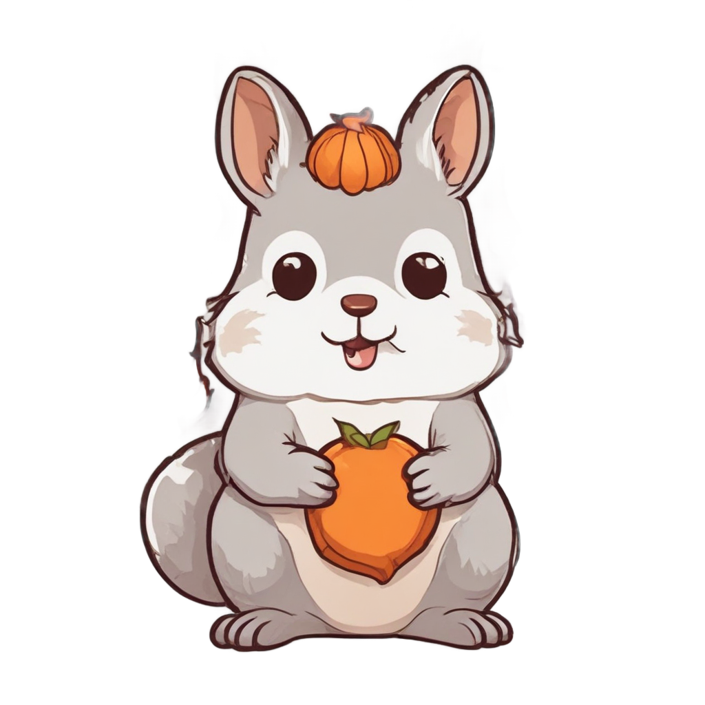 Antlered Acorn Squirrel — outdoorsman stickers