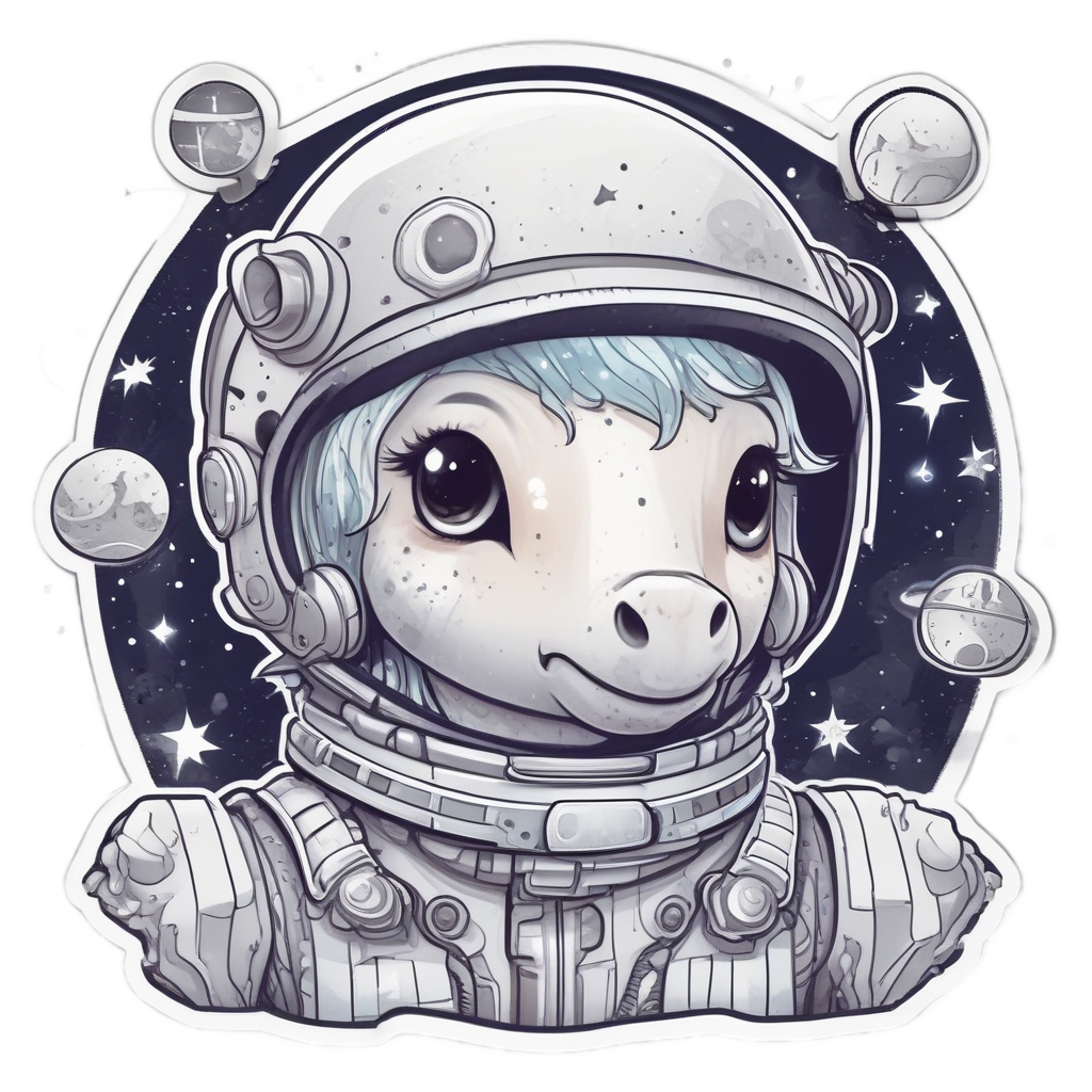 Appaloosa Astronaut Explorer — animals & pets stickers