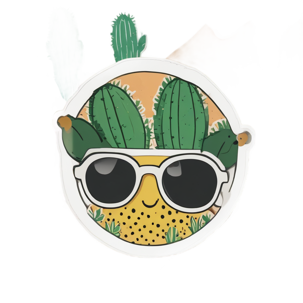 Arch with Oversized Sunglasses — boho nursery stickers