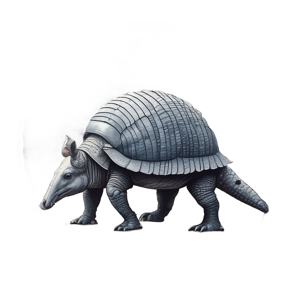Armadillo Crossing Road — open road stickers