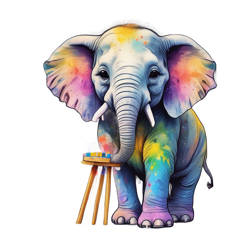 Art Painter Easel — safari nursery stickers