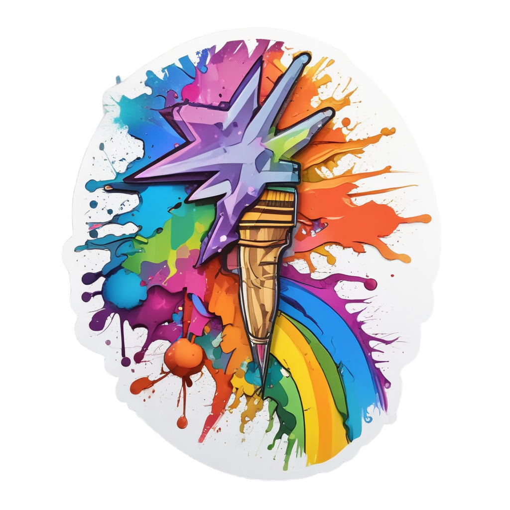 Artist Bolt Palette — high voltage stickers