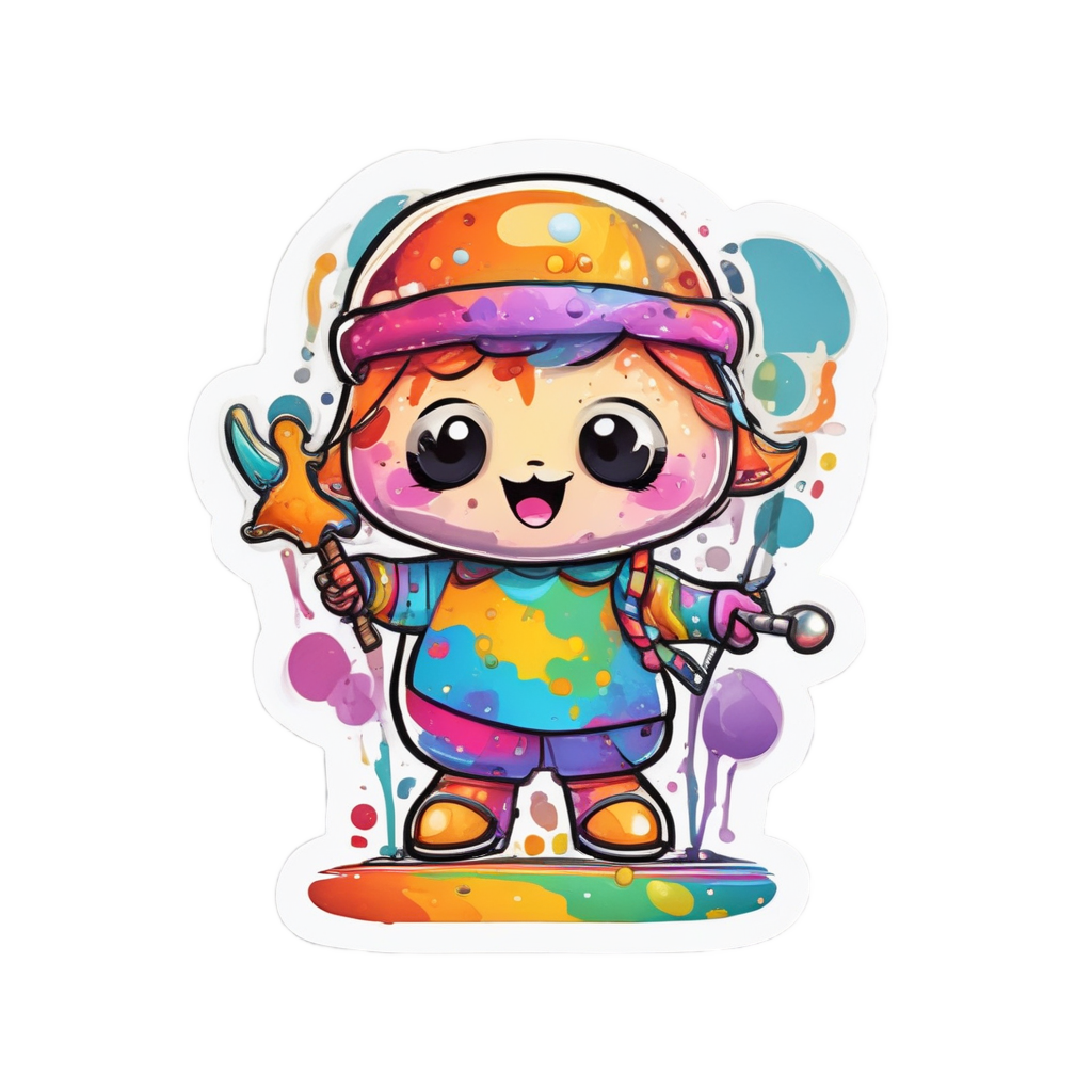 Artist Starfish — ocean nursery stickers
