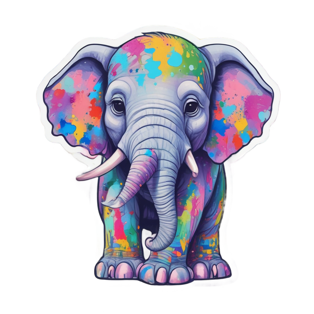 Artistic Painter — safari nursery stickers