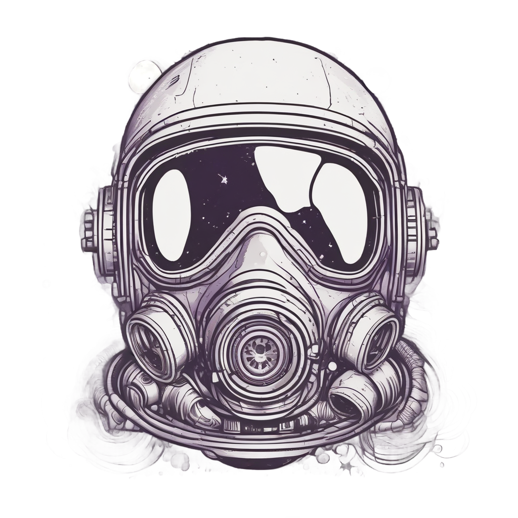 Astronaut Helmet Mask — gas mask stickers