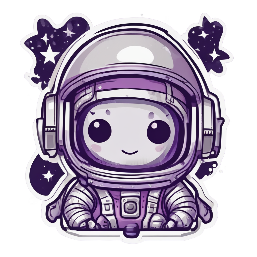 Astronaut Oil Can Space — garage stickers