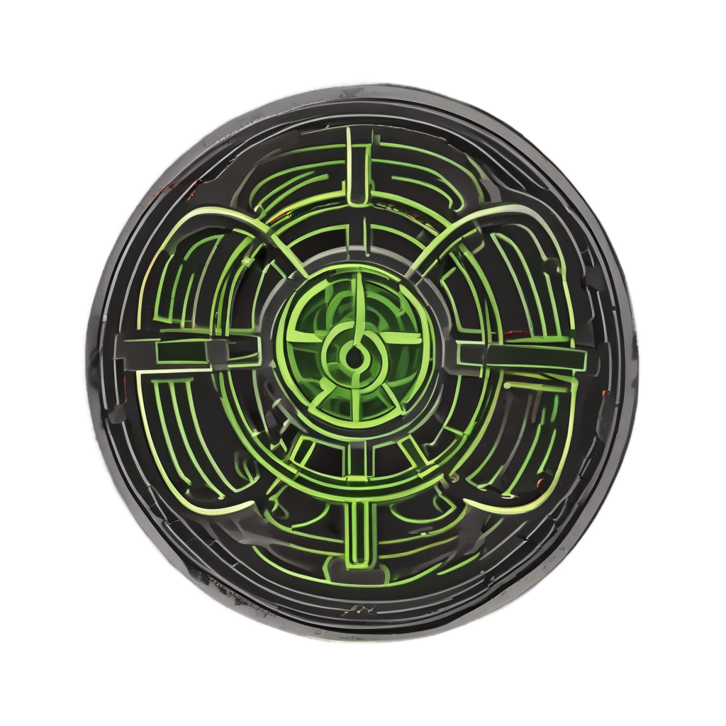 Atom Age Biohazard — biohazard stickers
